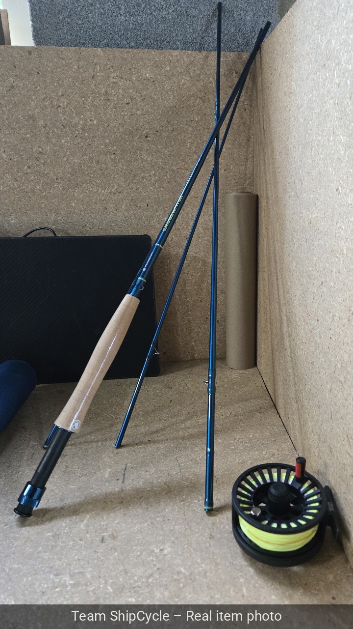 DEFECTIVE Redington Crosswater 5904 Fly RodReel Combo 90 5wt 4pc Case G3D