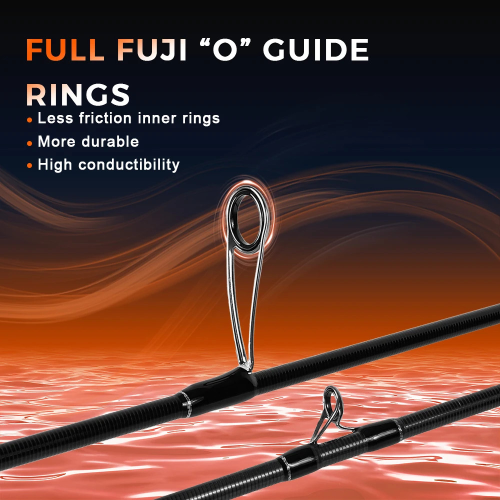 MIFINE MICROBITE 4-Piece Travel Fishing Rod 40+46T Carbon Fast Action 1.8-2.2M