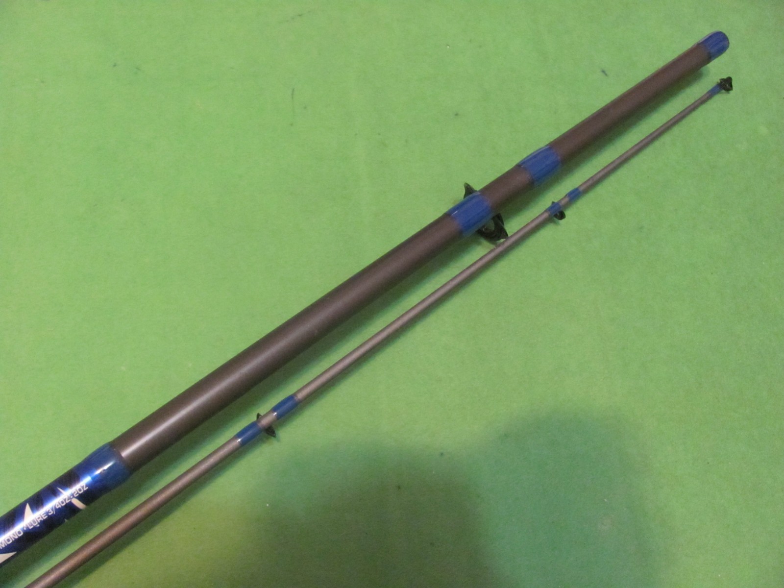 Tsunami RIGGED N READY 8′ 0″ Medium Action 2-Piece Spinning Rod.