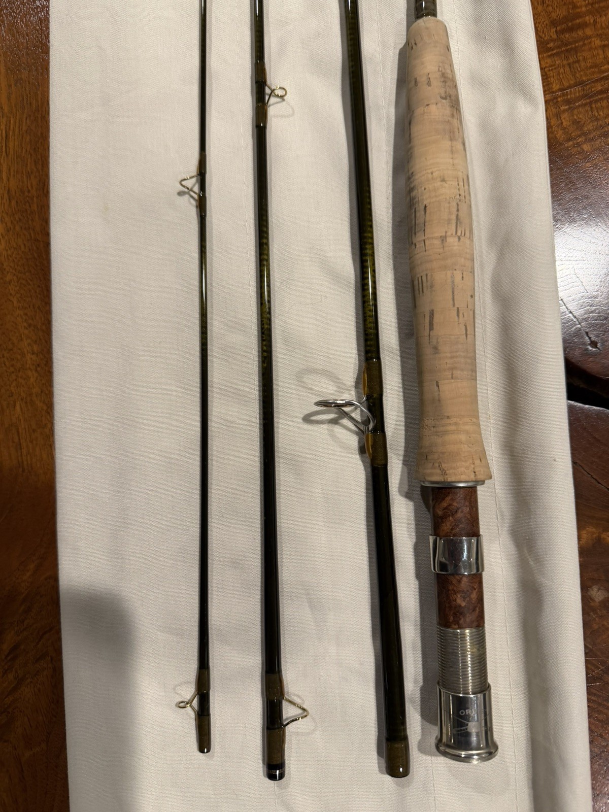 Orvis collectible Vintage T3 9ft 5 wt 4 pc 9.5 Tip Flx rod , tube, sock exc+++