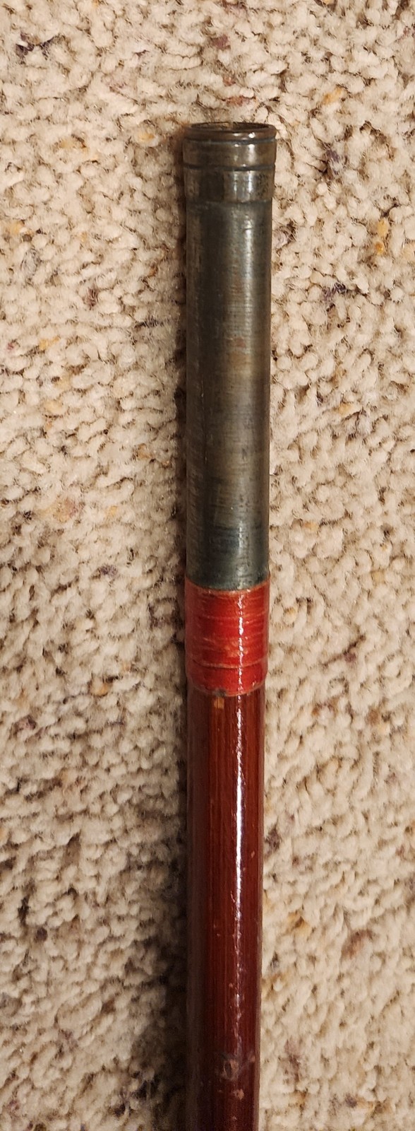Vintage England Lee of Redditch & Pershone Bamboo Boat Surf Fishing Rod – 8′ 2″