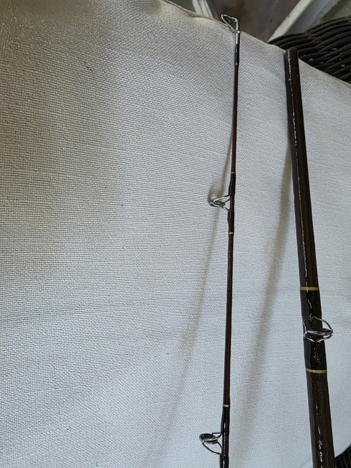 Fenwick Fenglass Old Glass Spin Rod 8ft 7in No Guide Damage Fishing Equipment