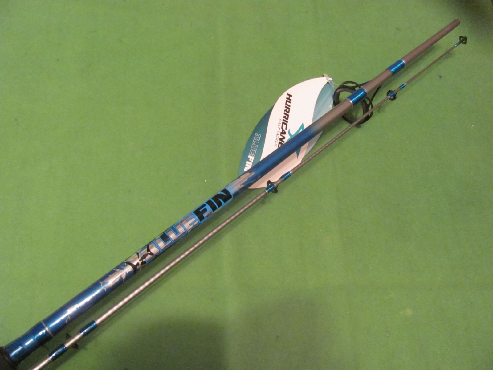 HURRICANE BLUE FIN 7′ 0″ MEDIUM HEAVY ACTION 2 PIECE SPINNING ROD NEW.