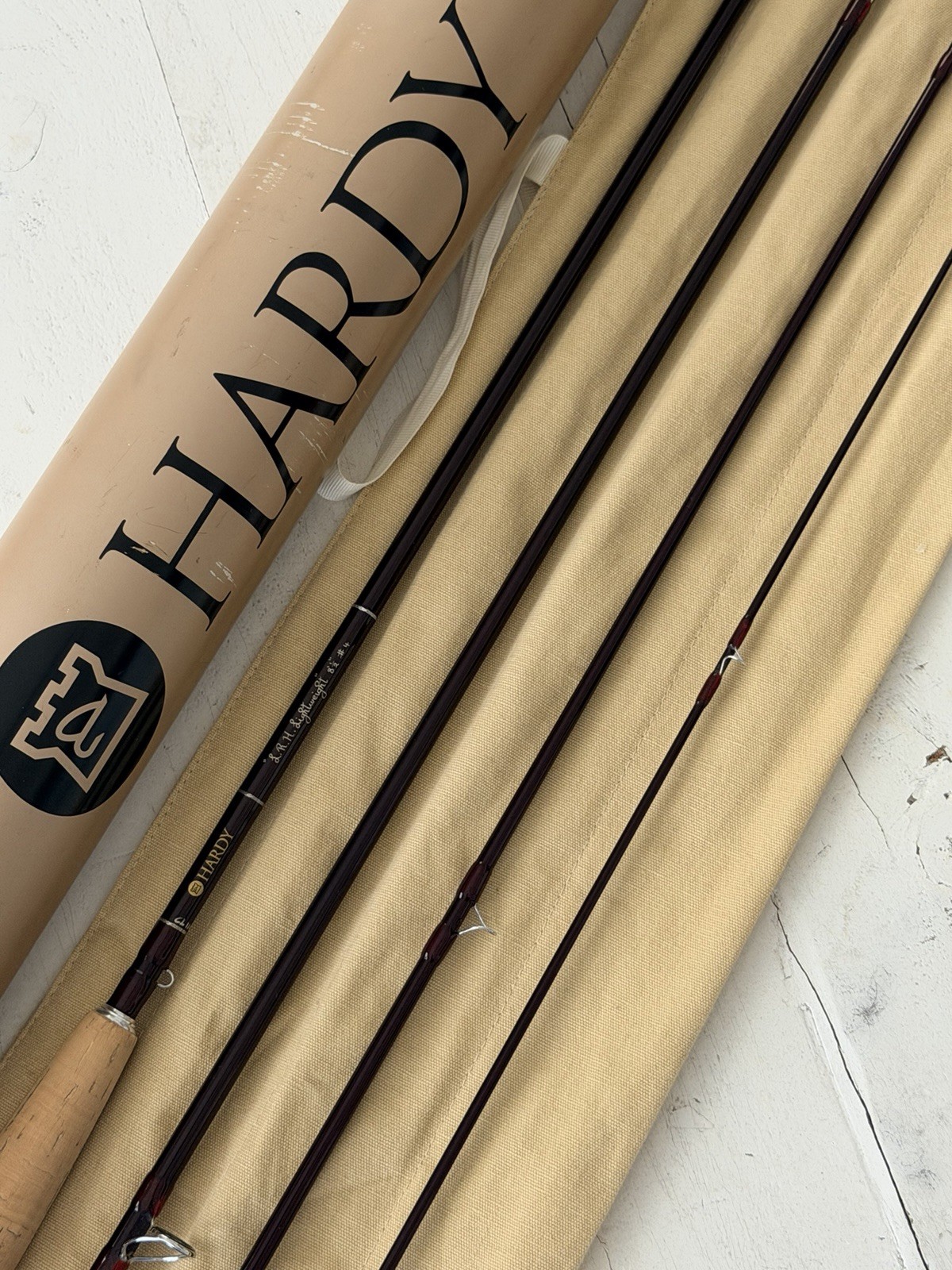 **BEAUTIFUL**🔥HARDY Classic Series LRH Lightweight 4wt. 8’6”in Rod🔥~LEGENDARY~