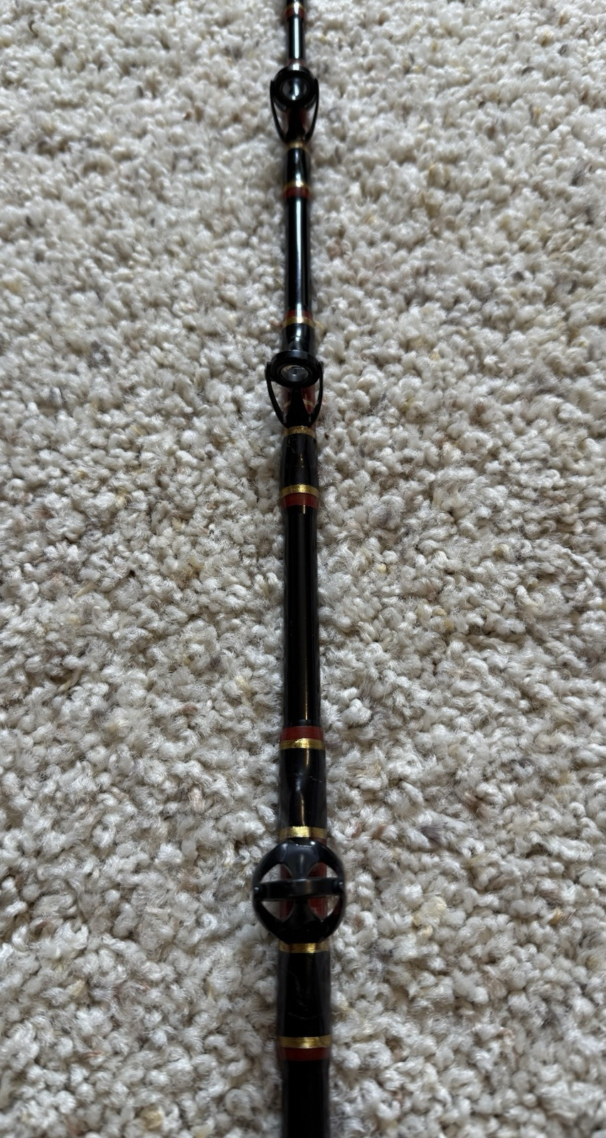 Vintage Fenwick 6’-6” Seahawk Offshore SO~6465HC 30-80 Lb Test Line Fishing Rod