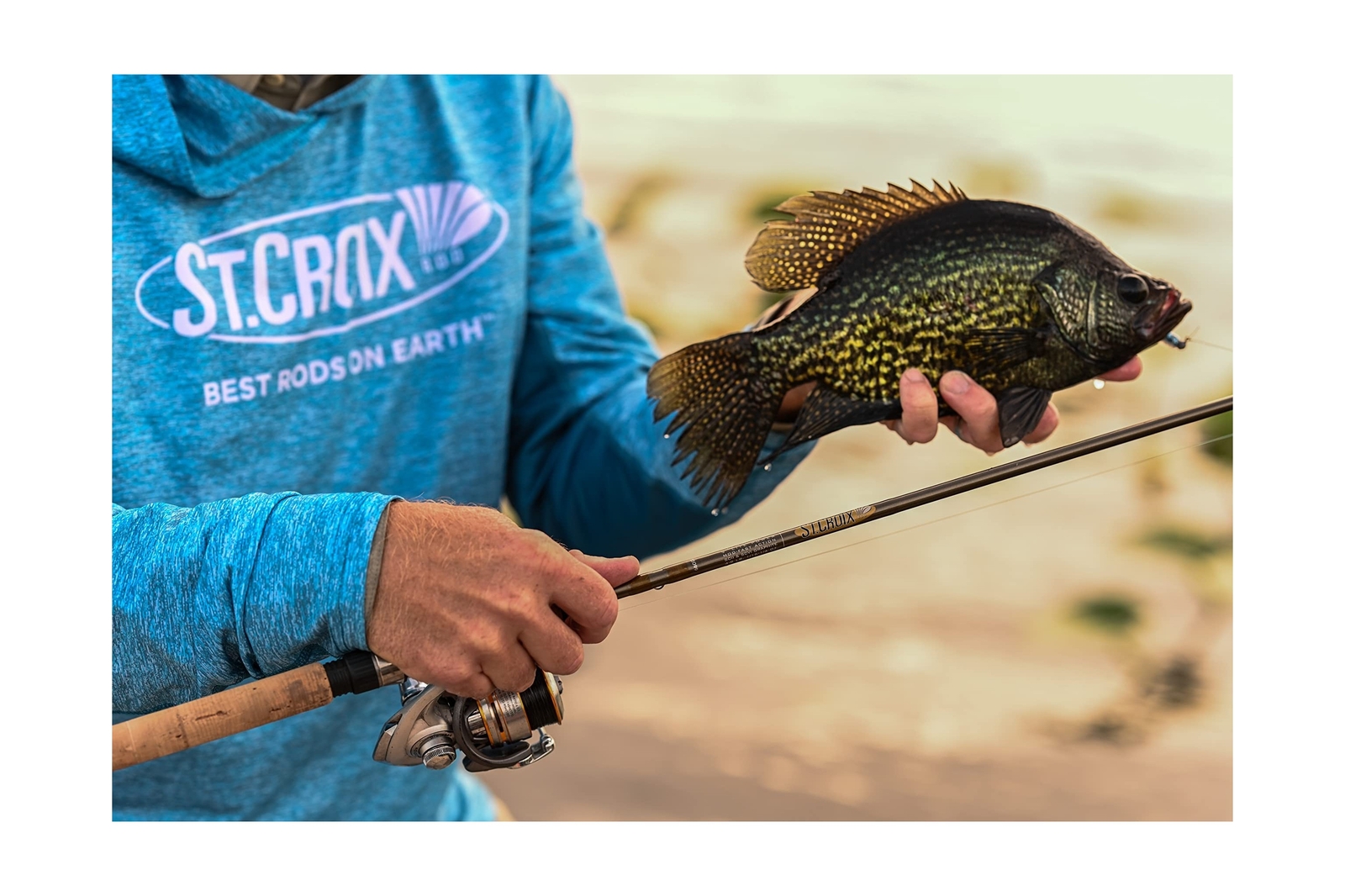 St. Croix Rods Panfish Series Spinning Rod, PNS 6’9″ Ultra-light/Fast 1 Pc.