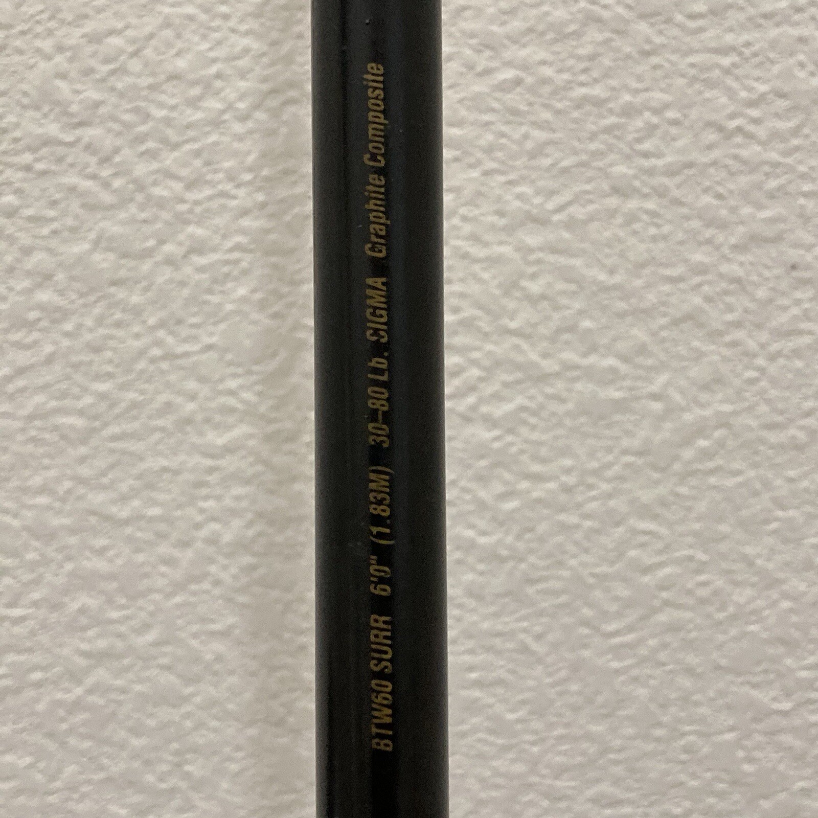 Vintage Shakespeare Tidewater BTW60 SURR 6’0” 30-80Lb 1 Piece Fishing Rod