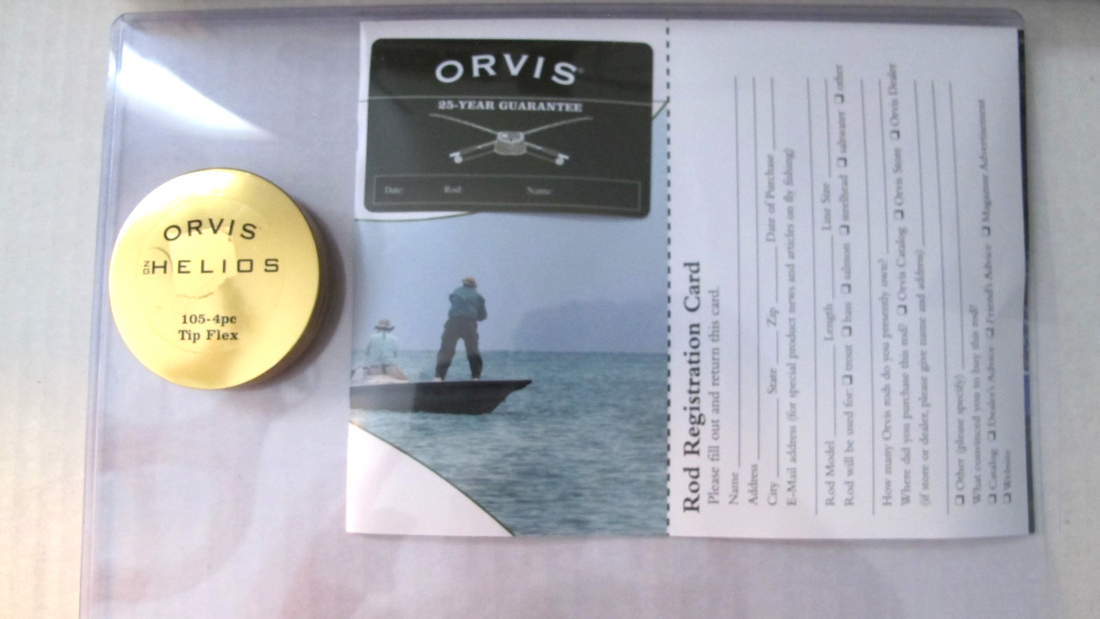 Orvis Helios ZG 105 4pc Tip Flex 9.5 Fly Rod Length 10′ wt 2 5/8oz 5WT Line New