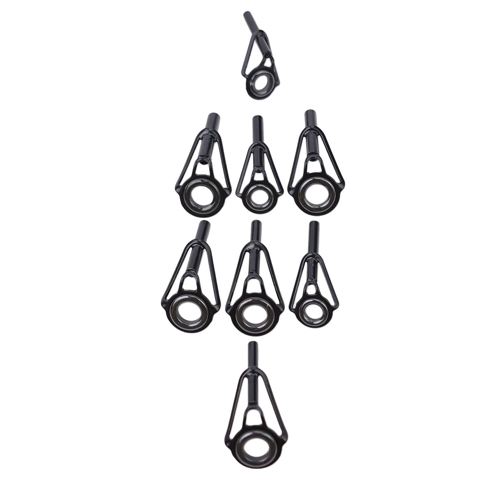 High Performance 24pcs Fishing Rod Tip Repair Kit Stainless Steel Ceramic Ring