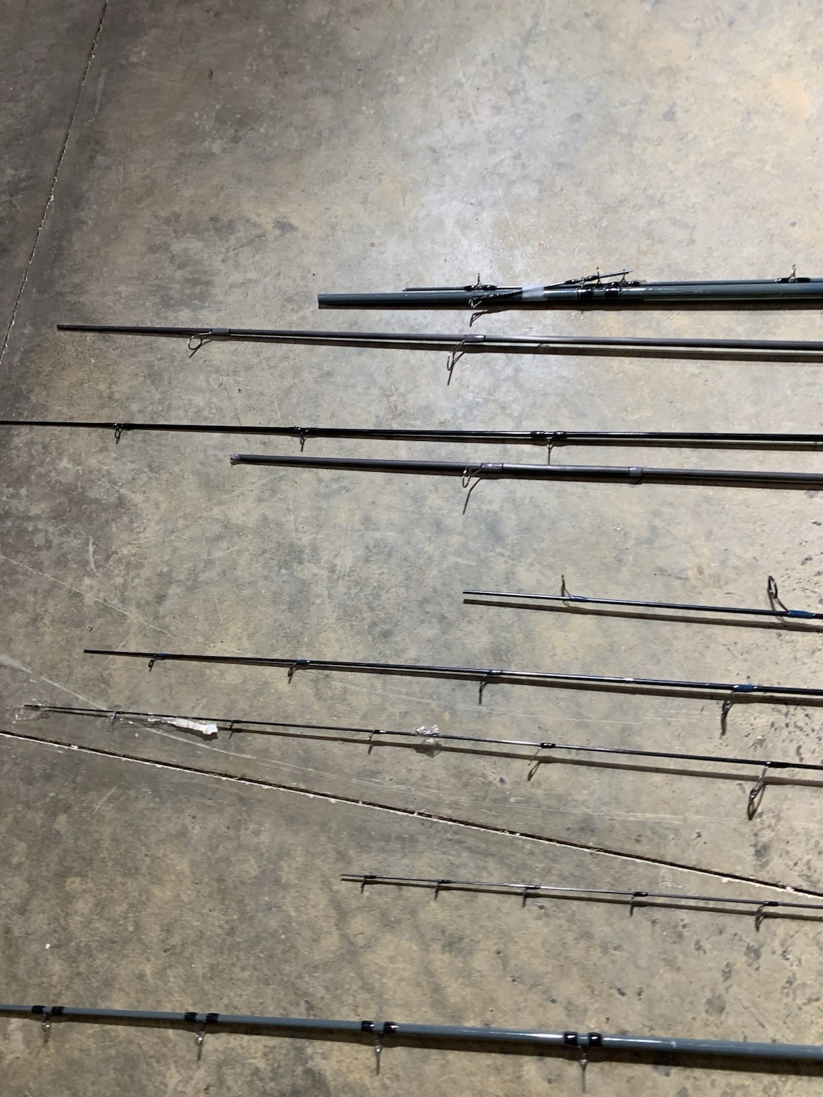 LOT OF 10 BASS PRO SHOPS FISHING RODS (BROKEN)