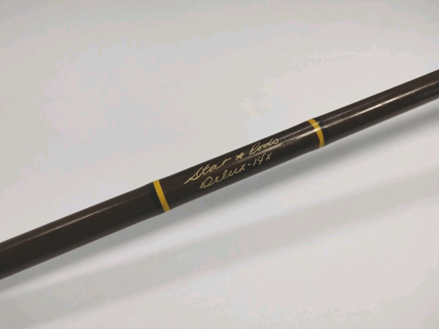 Vintage Brown Star Rods Delux 14X 6’9″ USA Spinning Fishing Rod CLEAN & READY