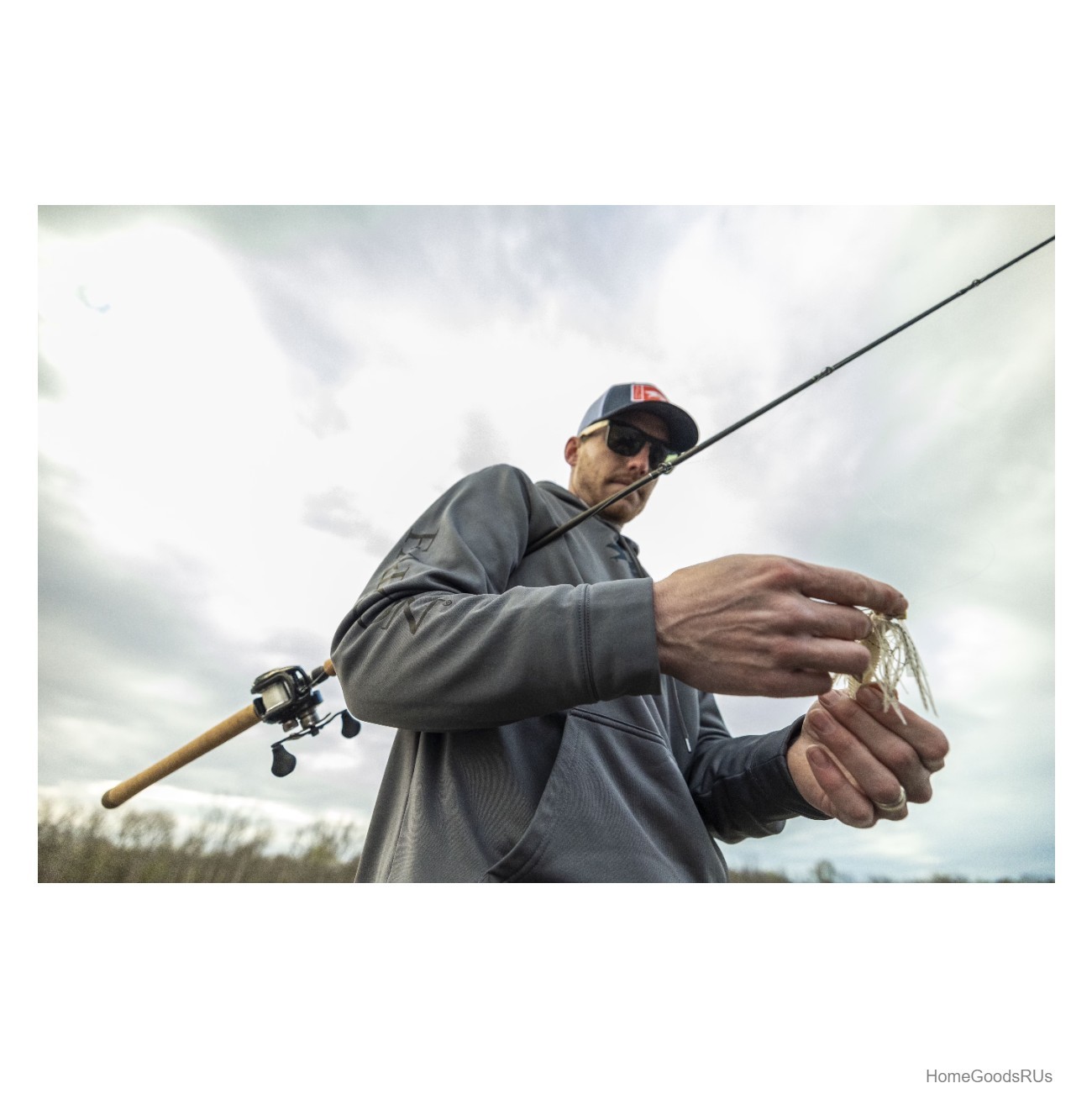 Fishing Rod 6’8″ Medium Heavy Action Casting Cork Handle Fuji Guides Graphite