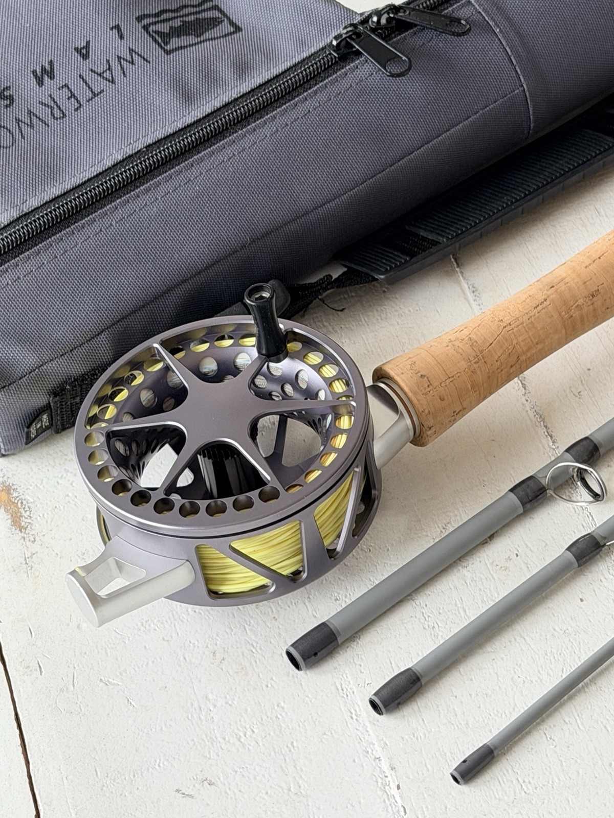 **BEAUTIFUL**🔥WATERWORKS LAMSON CENTER AXIS 5wt. 9’ft Fly Rod ~LEDENDARY~🔥