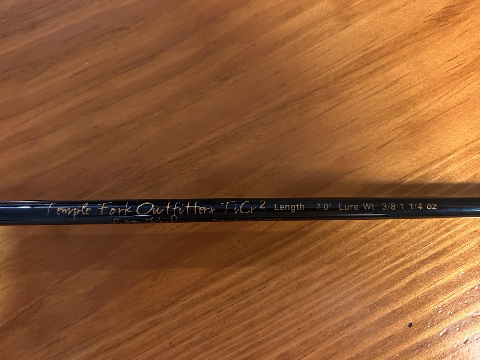 TFO TiCr2 Lefty Kreh Signature series 7’ 3 piece casting rod