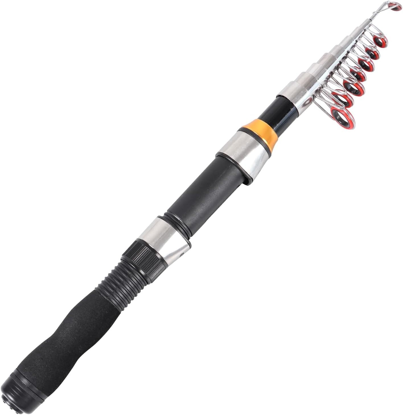 Lightweight 6.2ft Telescopic Fishing Rod: Perfect for Saltwater & Freshwater