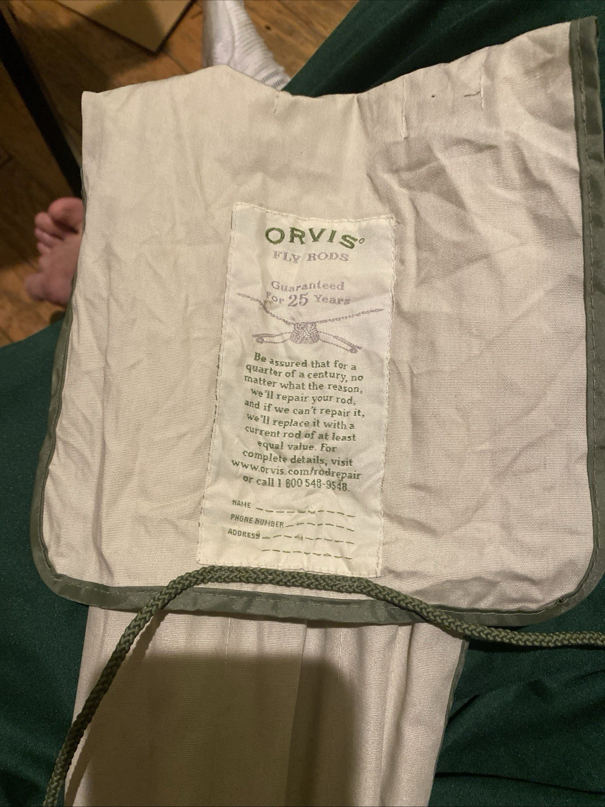 ORVIS ZG ) HeLios 911-4 pc Tip Flex fly rod and metal tube