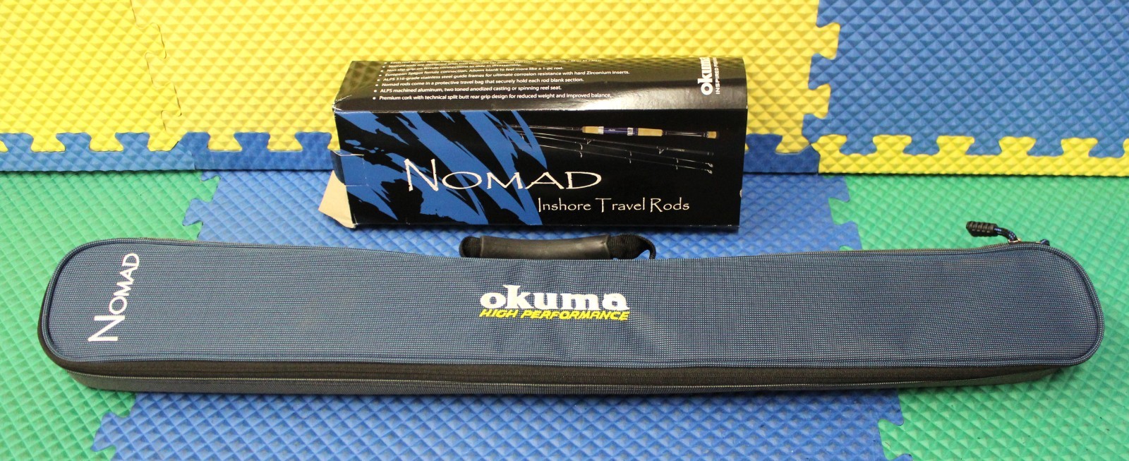 Okuma Nomad Inshore Travel Rod Spinning 3Pc Two Tips 7′ 0″ NTi-S-703ML/M