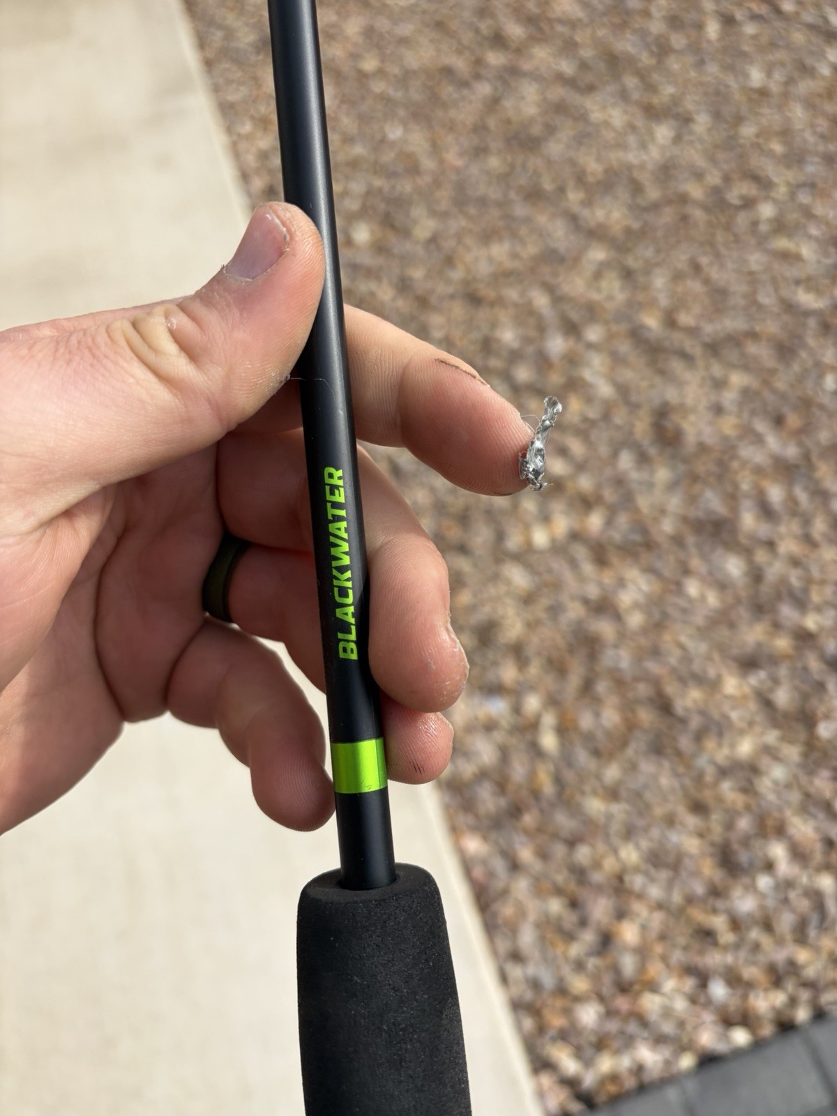 Kunnan Black Water 2 Piece Spinning Rod 5ft 6” Ultralight