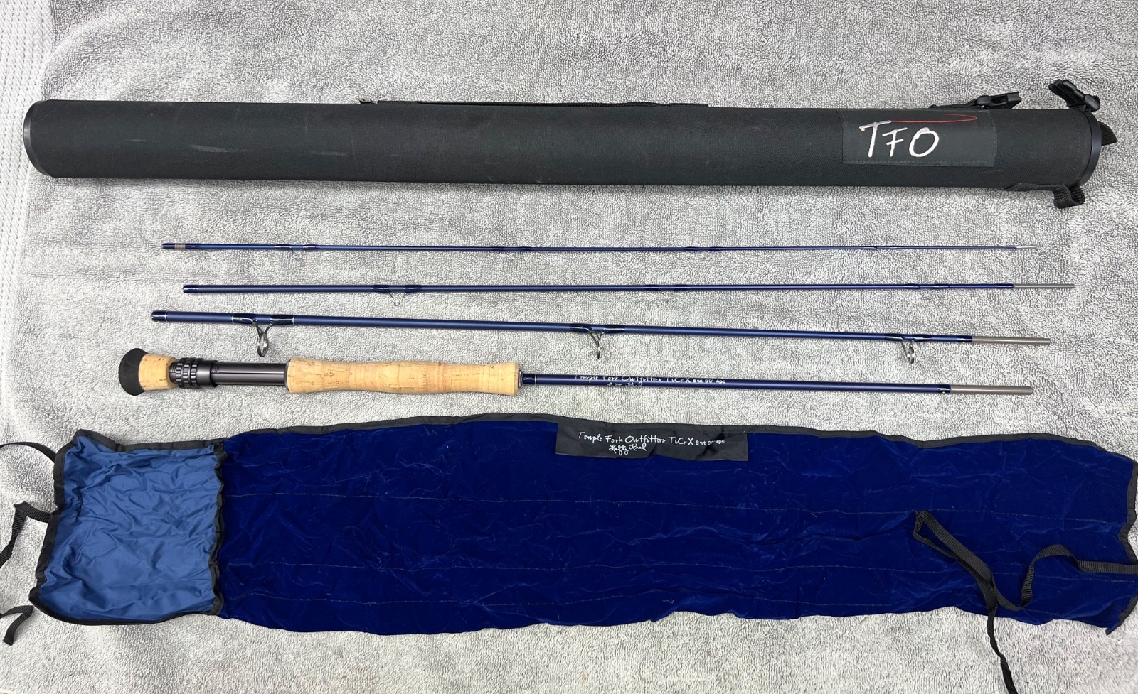 Temple Fork Outfitters TICRX Lefty Kreh 9ft 8 wt 4-piece TFO