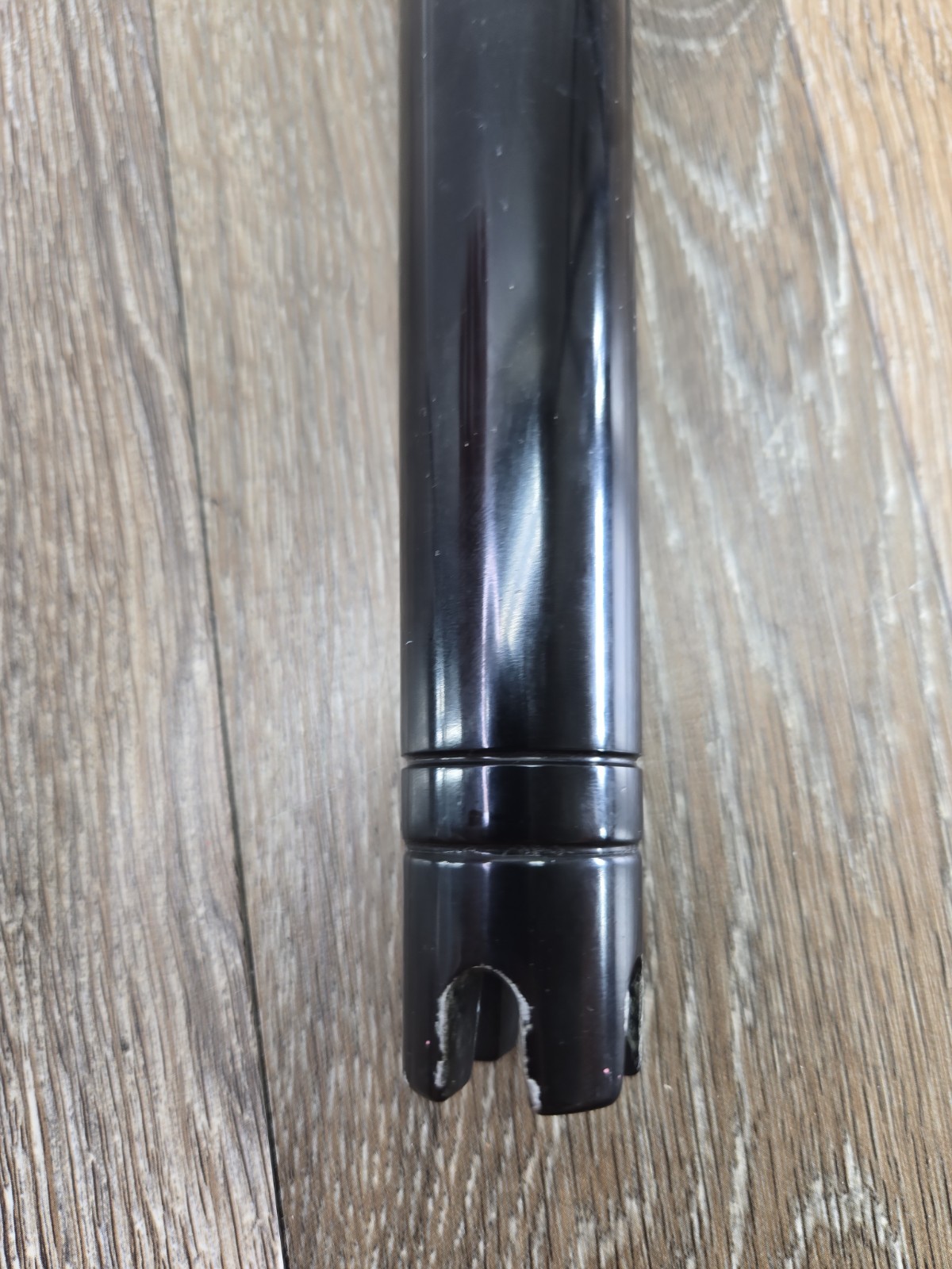 Aftco Black Aluminum Straight 18″ Butt – 1.25″ ID – Loose Part ONLY
