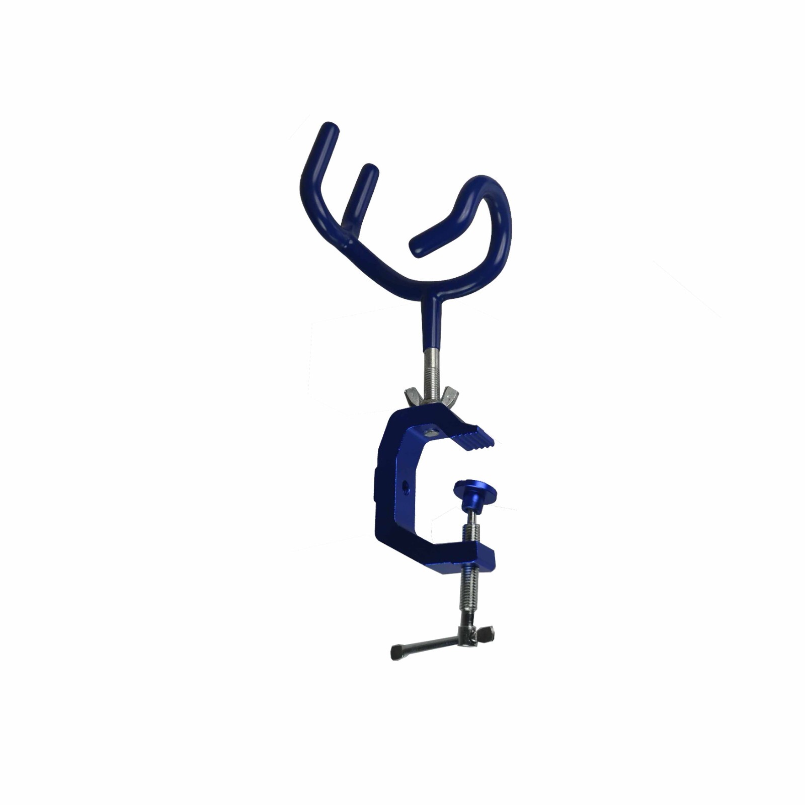 2 Pack Heavy Duty Fishing Rod Pole Rest Universal Boat Dock Clamp On Grip Holder