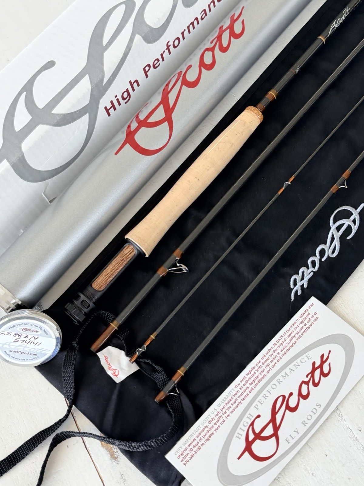 **BEAUTIFUL** 🔥 SCOTT G Series 3wt. 8’8”in~4Pc Fly Rod!! 🔥~NEW~🔥