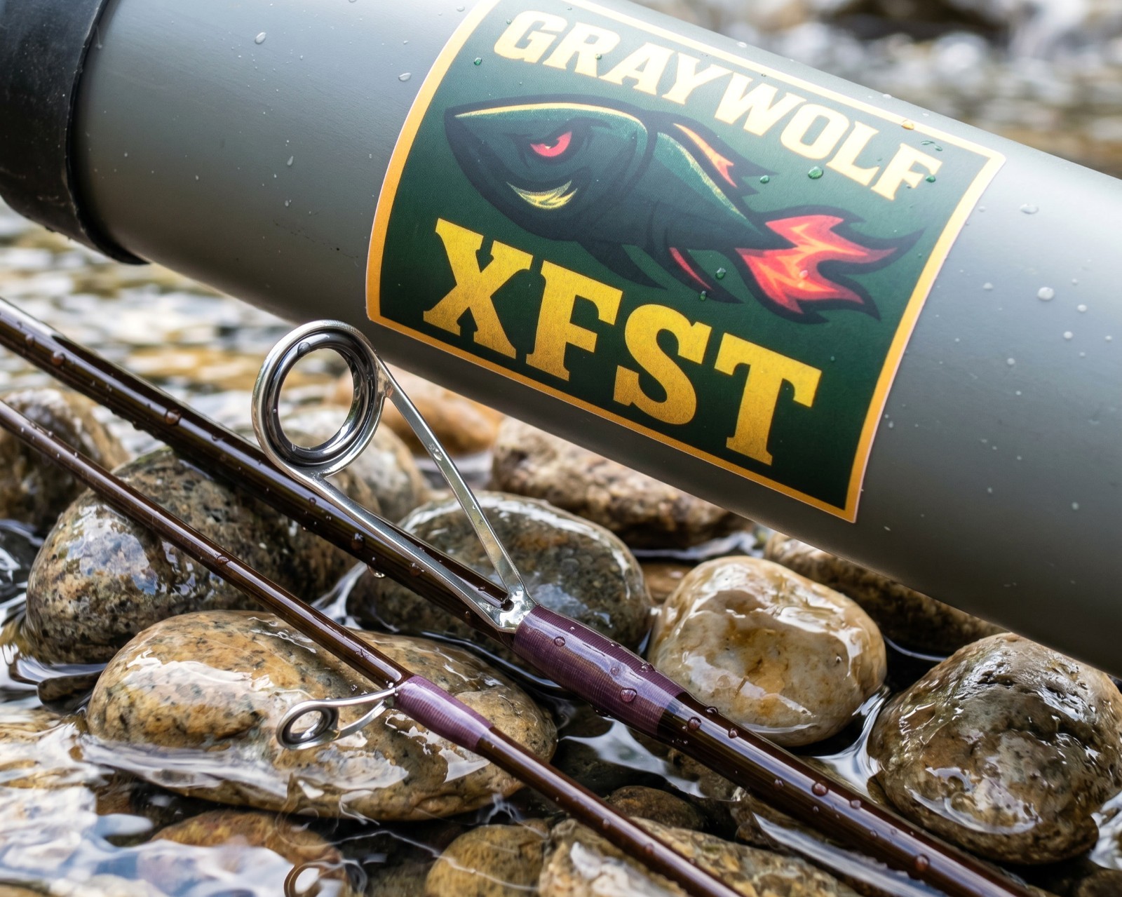 Graywolf XFST – UL Spinning Rod 5’0″ 2-7lbs 2pc – Graphite – Fast action