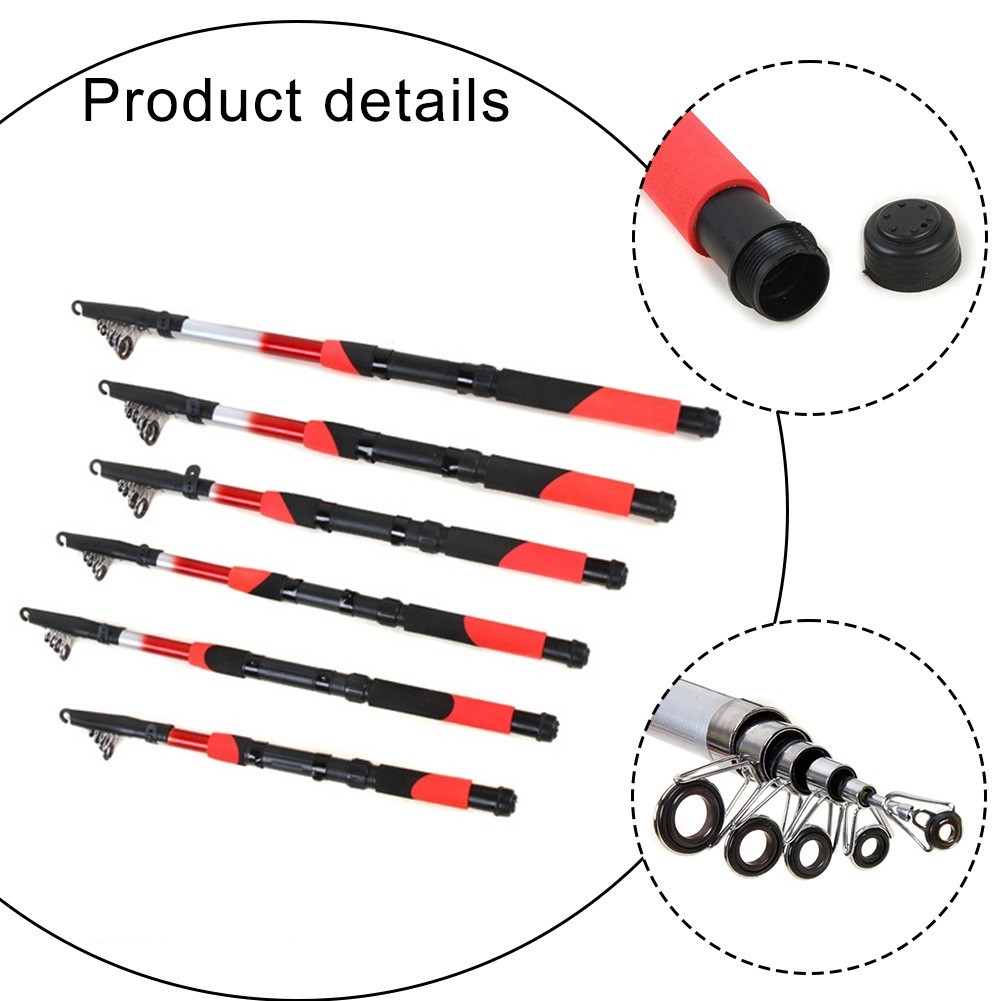 Offshore Fishing Rod Medium Heavy Action Fiberglass Composite 1 8 To 3 0m