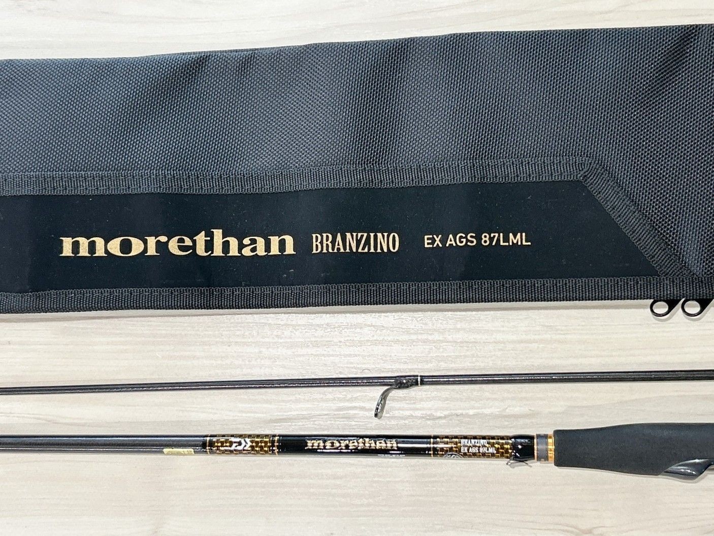 Daiwa More Than Branzino EX AGS 87LML Spinning Rod Used Guide Wear