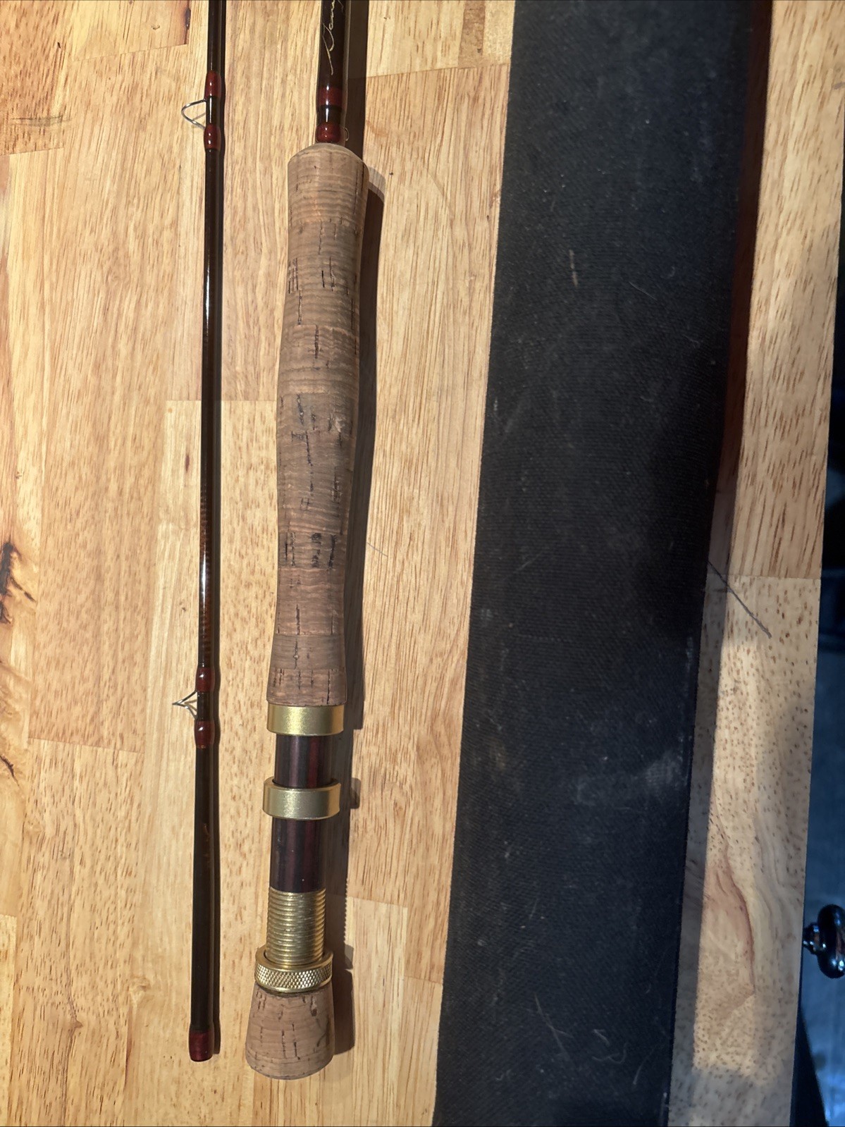 Gloomis FR1148 IM6 9 1/2 Ft Fly Rod with Tube with Cork Grip Never Used