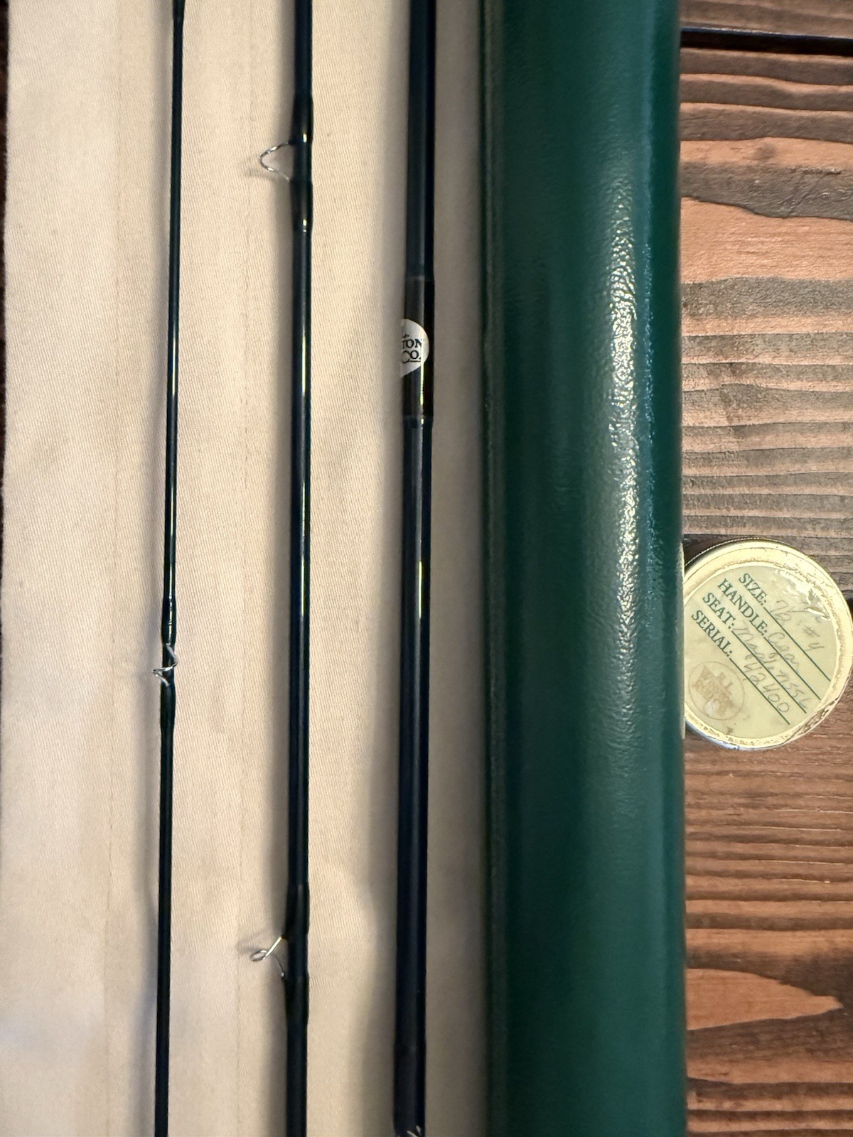 RL Winston im6 7’6″ 4 weight 3 piece fly fishing rod Serial # 42400
