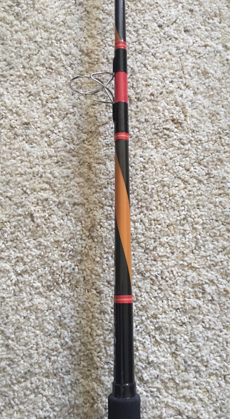 **RARE** Kencor Zebra Twist ZB1S Spinning Fishing Rod 6’9” 20-60 lb Test, “NICE”