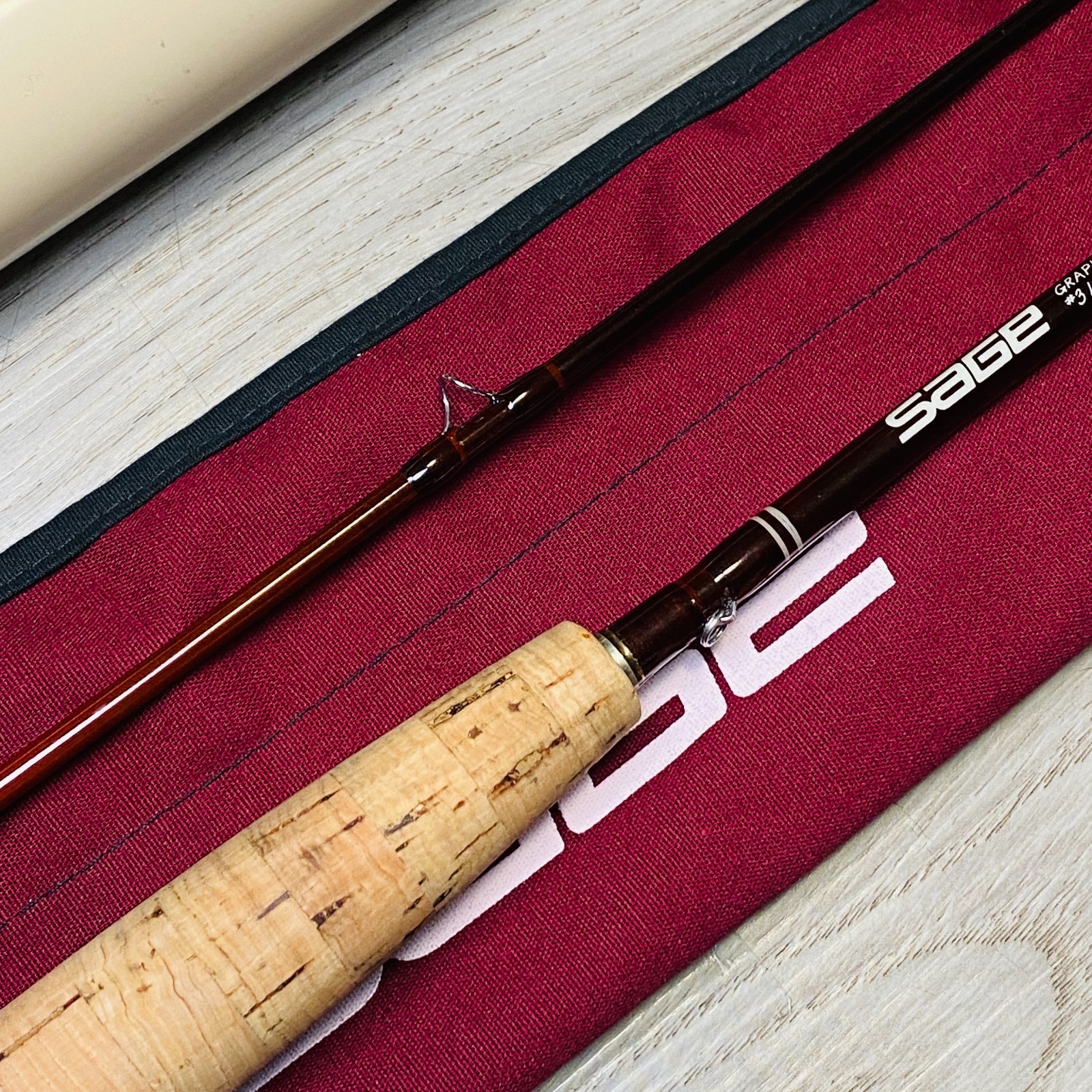 [Exc]Sage Graphite III GFL 379 LL 3wt 7’9″ Fly fishing rod w/Sock and Tube