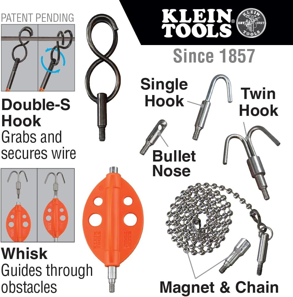 56511 Splinter Guard Wire Fish Rod and Glow Rod Attachment Set with Double-S Hoo