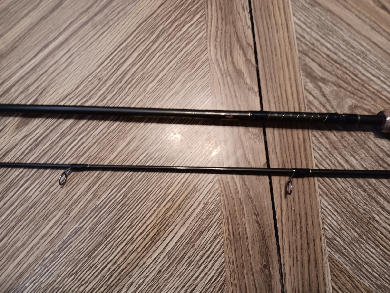 zebco gold series 6′ med action 2 piece rod