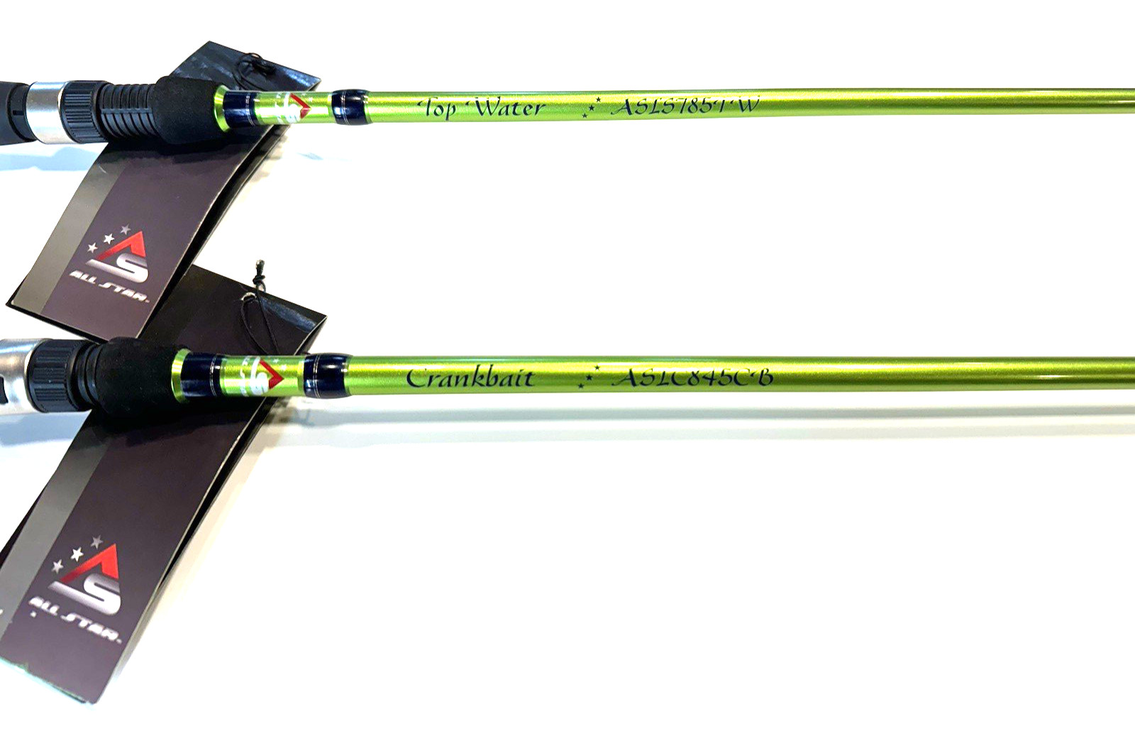 2- All Star -ASLite-“Top Water” &”Crankbait” Spinning & Casting Fishing Rods-New