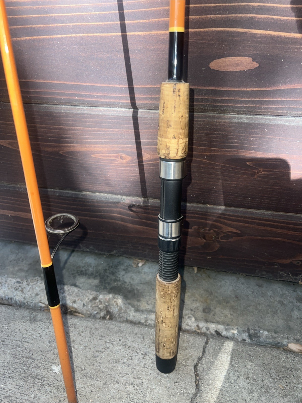VINTAGE KENCOR SP6-2V TENLEW MAGNAGLAS 6′ 4-10 lb SPINNING FISHING ROD Excellent