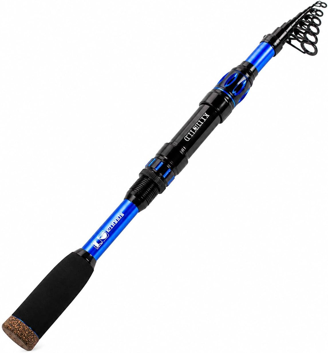 TORVEX Telescopic Fishing Rod,Travel Spinning Rod with Ceramic Guides, Stainless