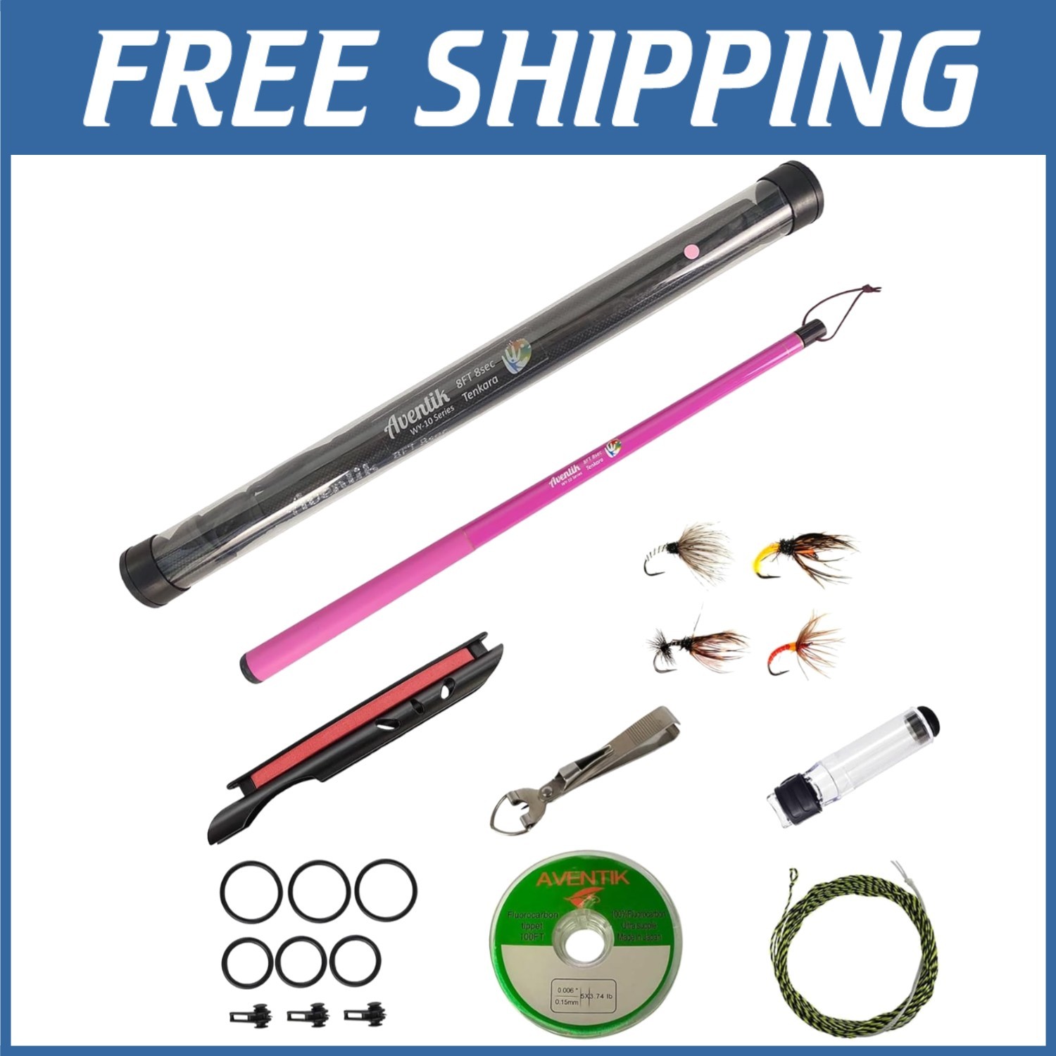 Lightweight 7ft/8ft Tenkara Rod Set – Carbon Fiber, Durable