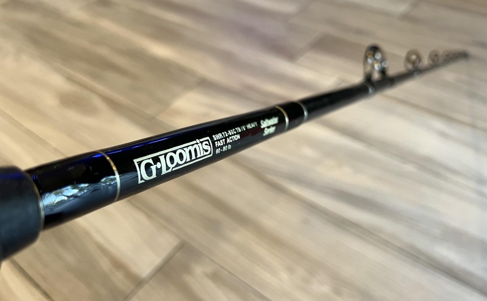 G Loomis Saltwater Series SWR 72 Conventional Fishing Rod 60-80# w/ Aftco Roller