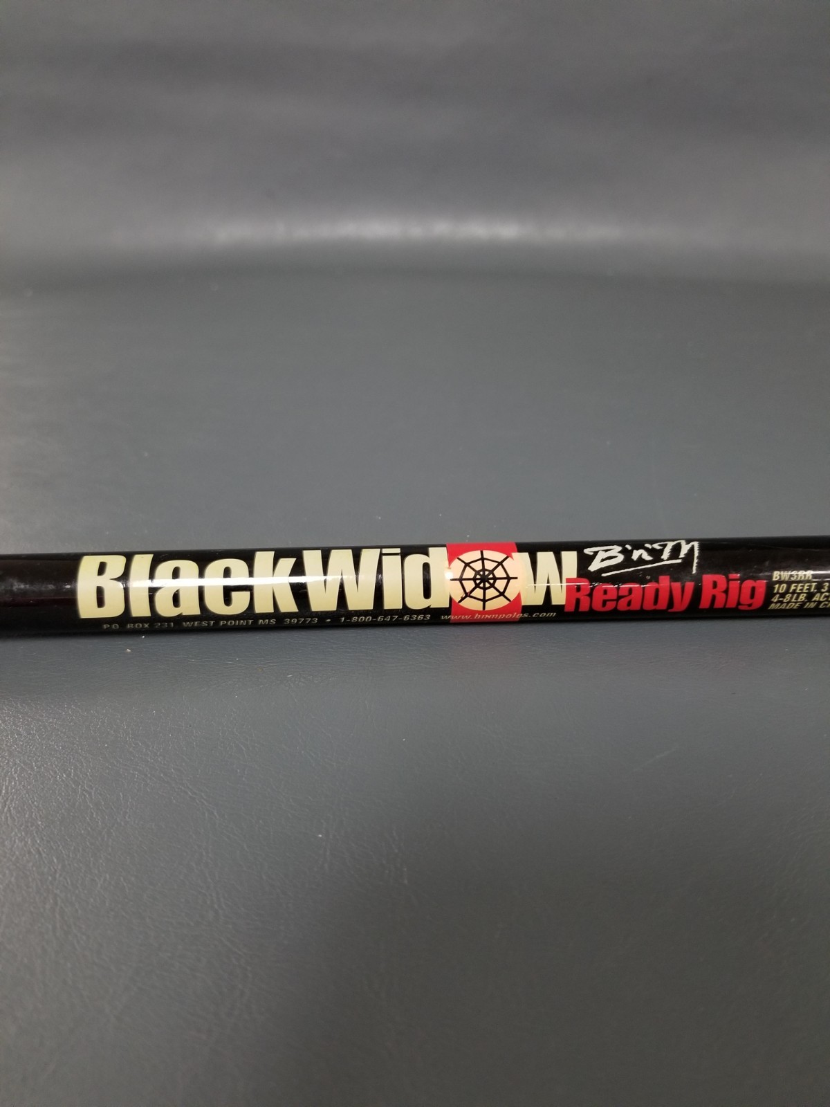 B’n’M Black Widow 10′ Telescopic 3-Section Fishing Rod Ready Rig BW3RR