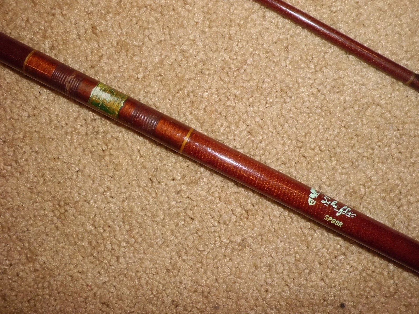 Vintage SILAFLEX Model SP88R Salmon/Steelhead Spinning 9′ Rod made in USA