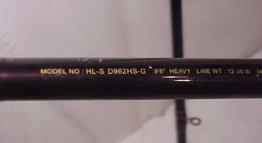 FUJI DAIWA HEARTLANDS 9’6″ HEAVY HL-S D962HS-G FISHING ROD GRAPHITE