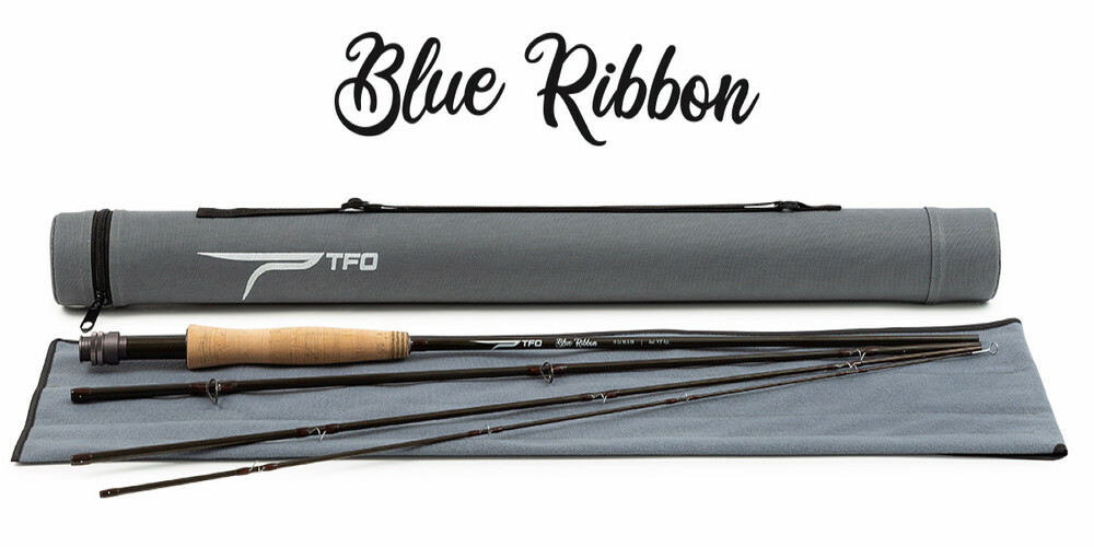 TFO TEMPLE FORK OUTFITTERS BLUE RIBBON 9′ FOOT #5 WEIGHT 4PC FLY ROD