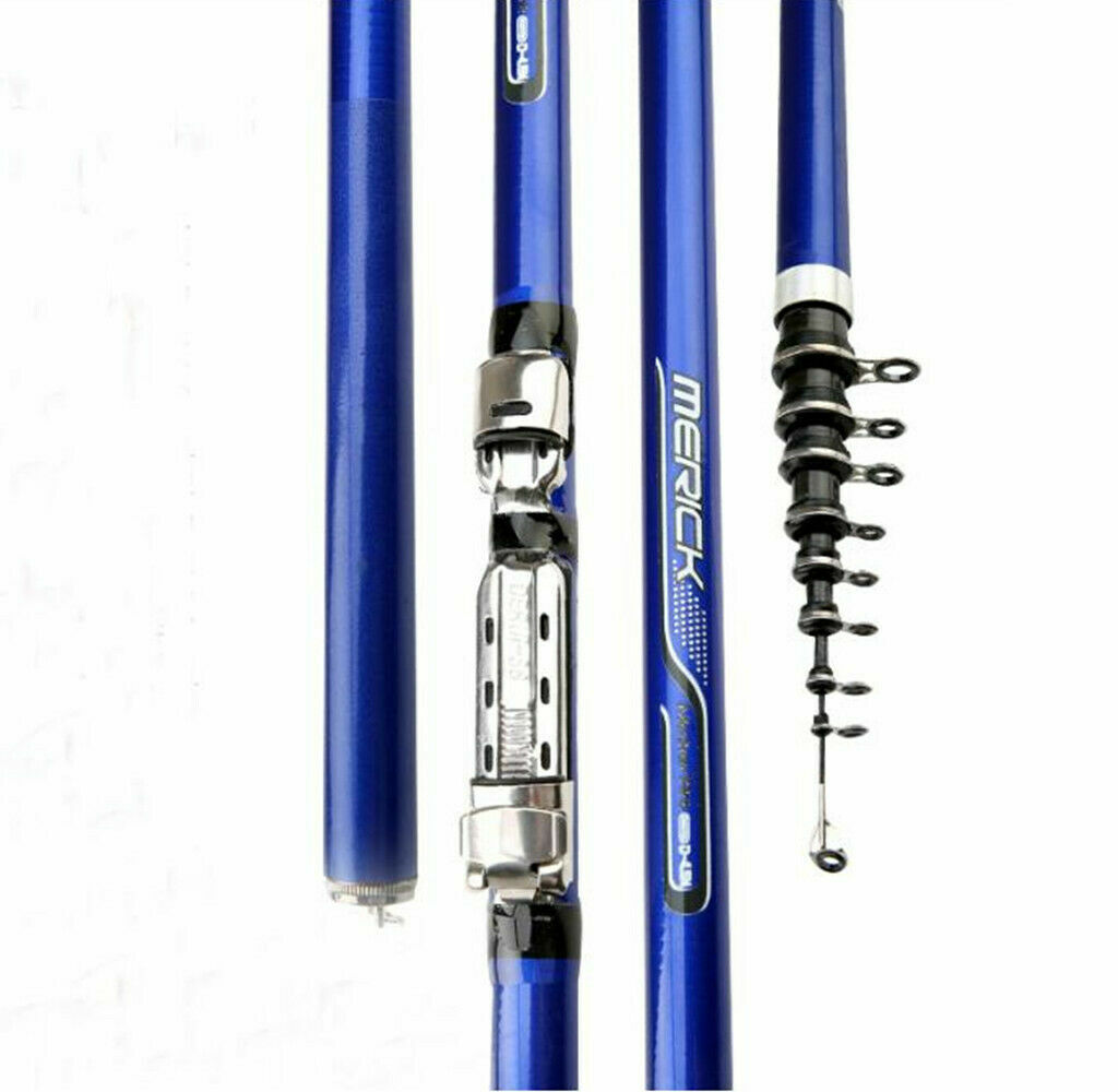 Carbon Fiber Spinning Fishing Rods 3.6M-6.3M Telescopic Rock Fishing Rods Trout