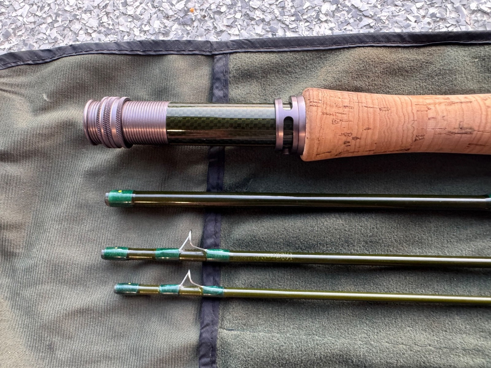 Temple Fork Outfitters BVK 8’0″ 3wt 4pc Fly Rod Fast Action + Sleeve