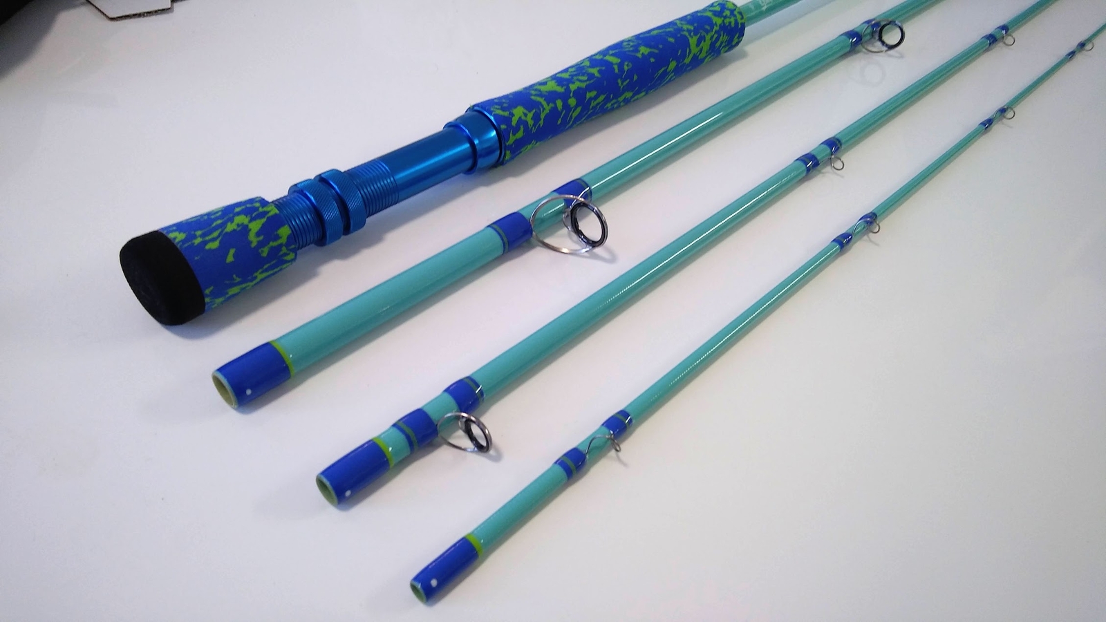Custom Epic Boca Grande 12wt 8’6″ Fly Rod REC Titanium Guides Offshore Big Game