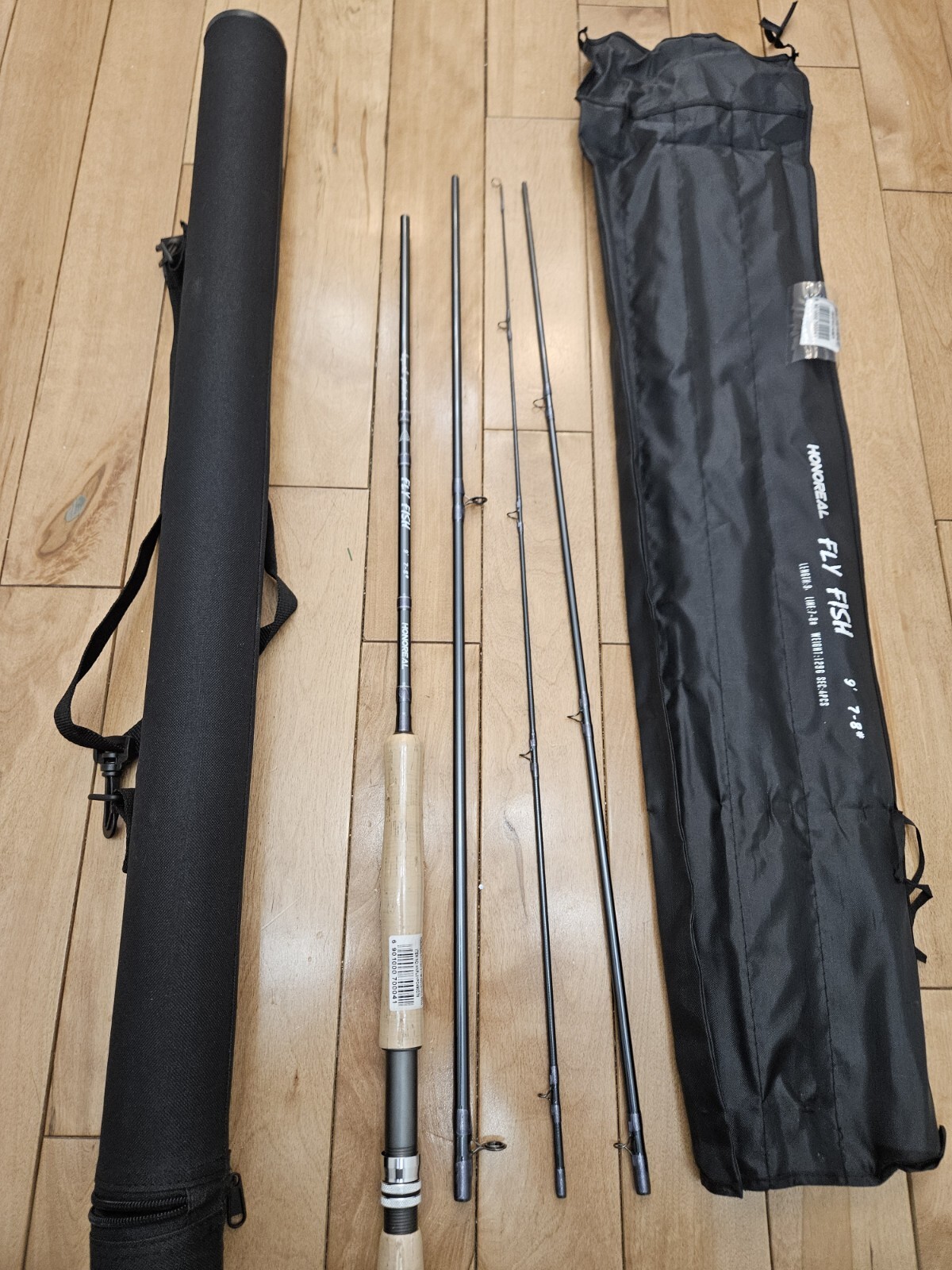 Honoreal Fly Rod 9ft 7/8wt With Carry Tube 4 Piece Fly Rod