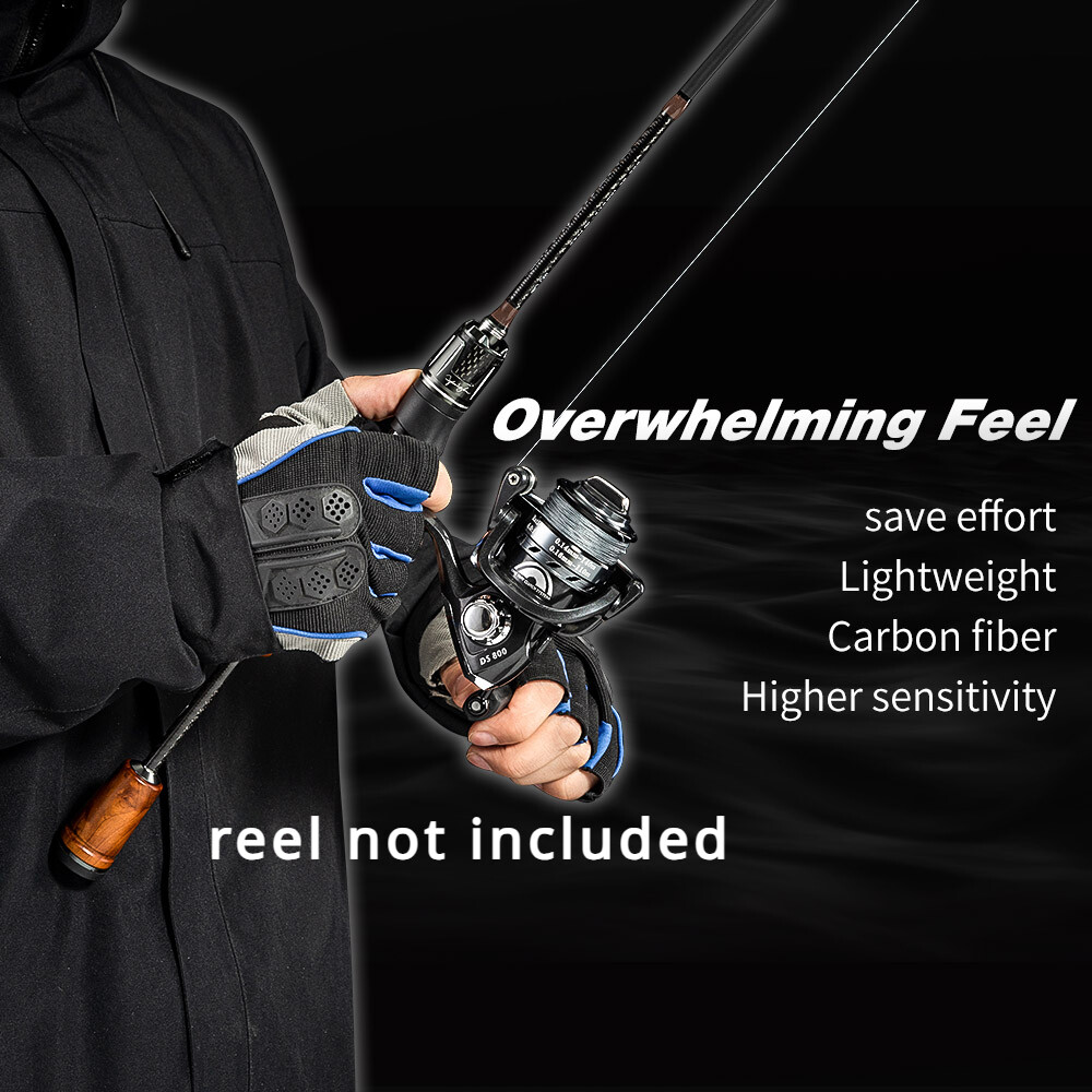 Lure Fishing Rod 1.39m 1.55m 1.68m 1.8m Ultralight Carbon Spinning Travel Rod