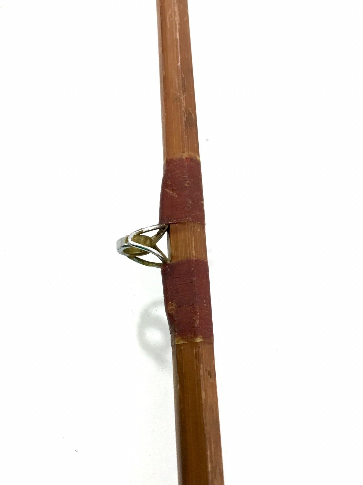 Vintage Montague Bamboo Hexagon 6 ft Boat Rod 1 Piece Heavy Collectible Decor